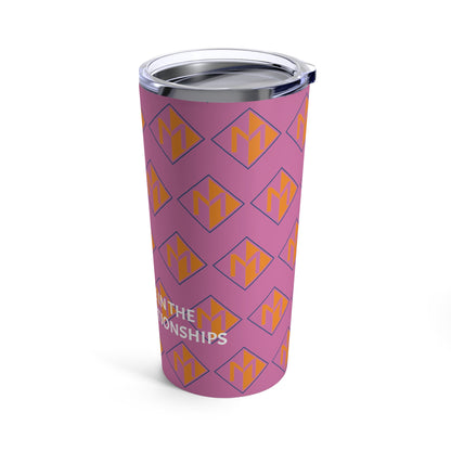 Meicher - Pink Repeating Logo - Tumbler 20oz