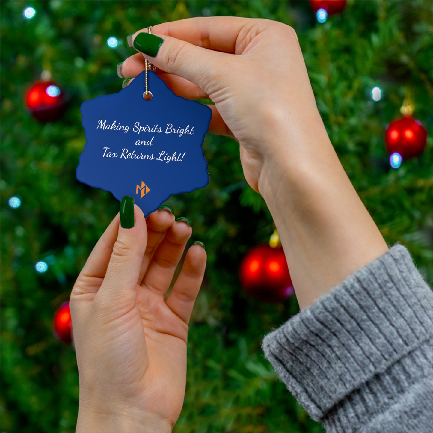 Meicher - Blue Ceramic Ornament (4 Shapes)