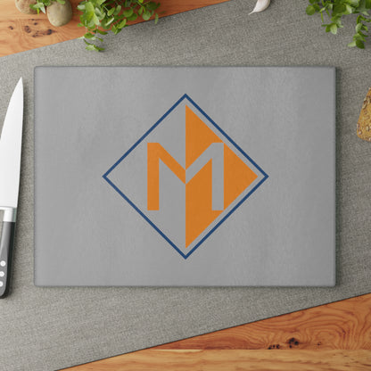 Meicher - Grey Glass Cutting Board Logo Only