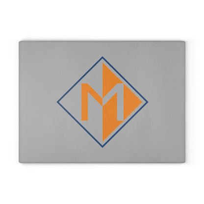 Meicher - Grey Glass Cutting Board Logo Only