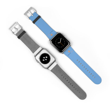 Meicher - Blue Apple Watch Band Logo Only