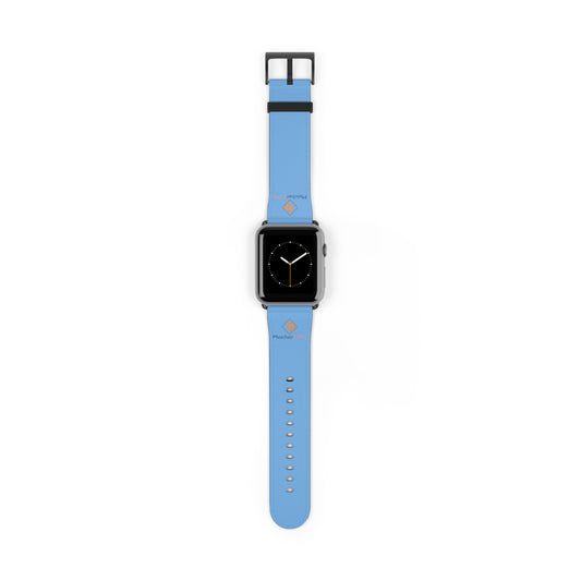 Meicher - Blue Apple Watch Band Logo Only