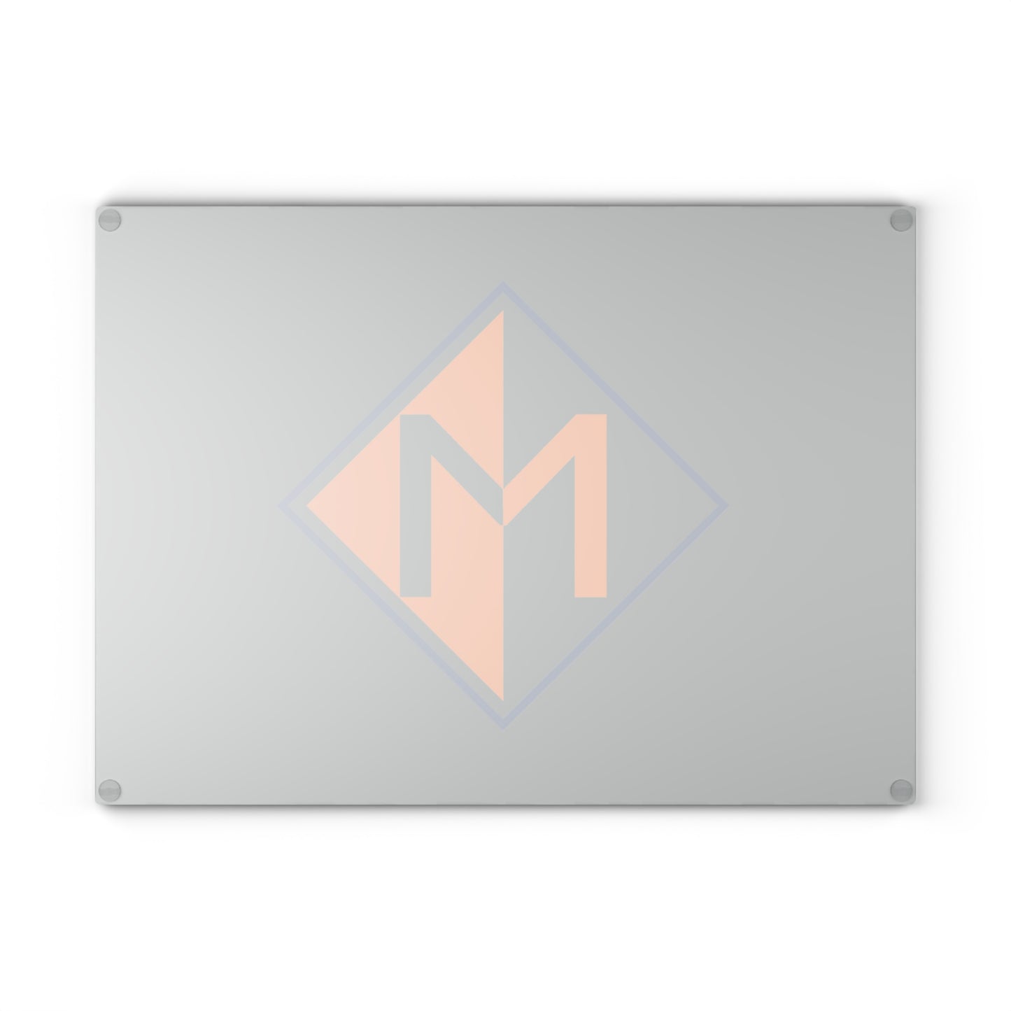 Meicher - Dark Grey Glass Cutting Board Logo Only