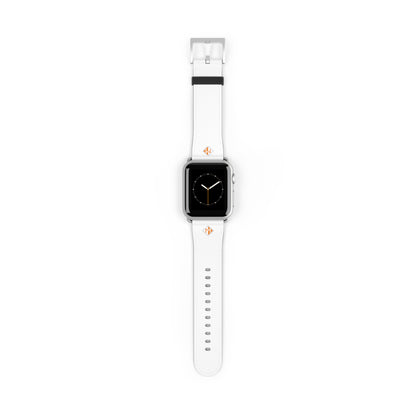 Meicher - White Apple Watch Band Logo Image Only