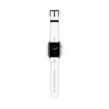 Meicher - White Apple Watch Band Logo Only