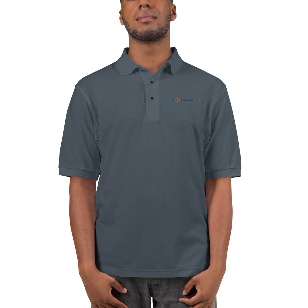 Meicher - Men's Premium Polo Flat Logo