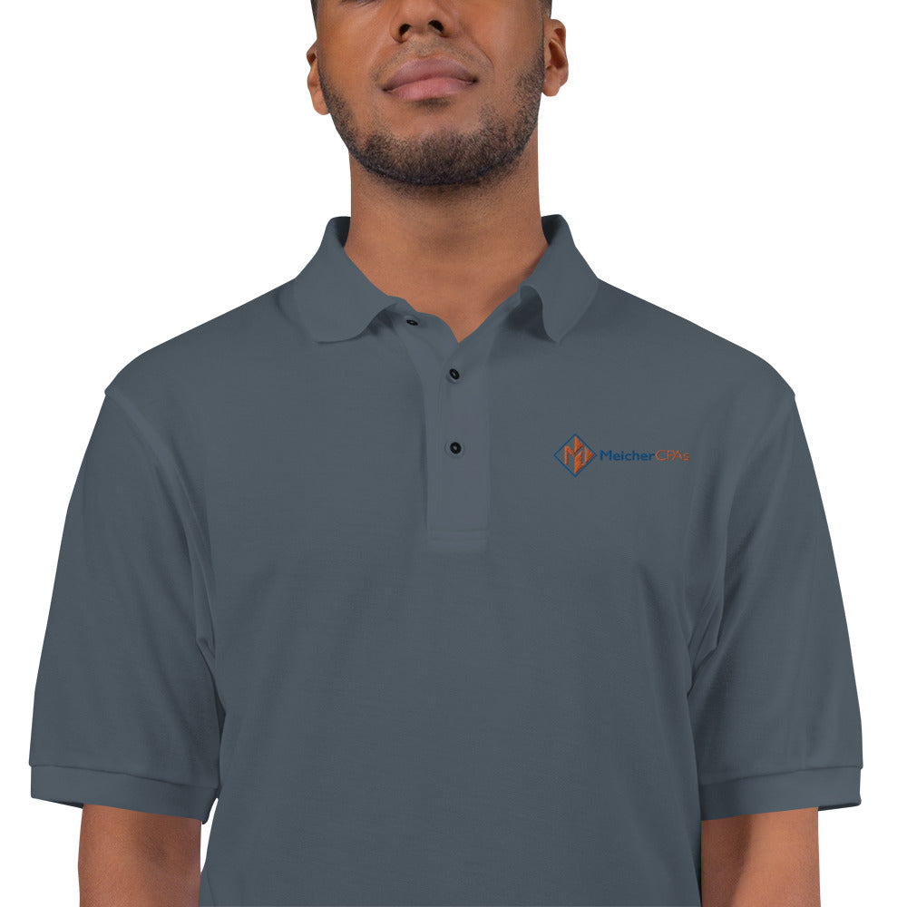 Meicher - Men's Premium Polo Flat Logo